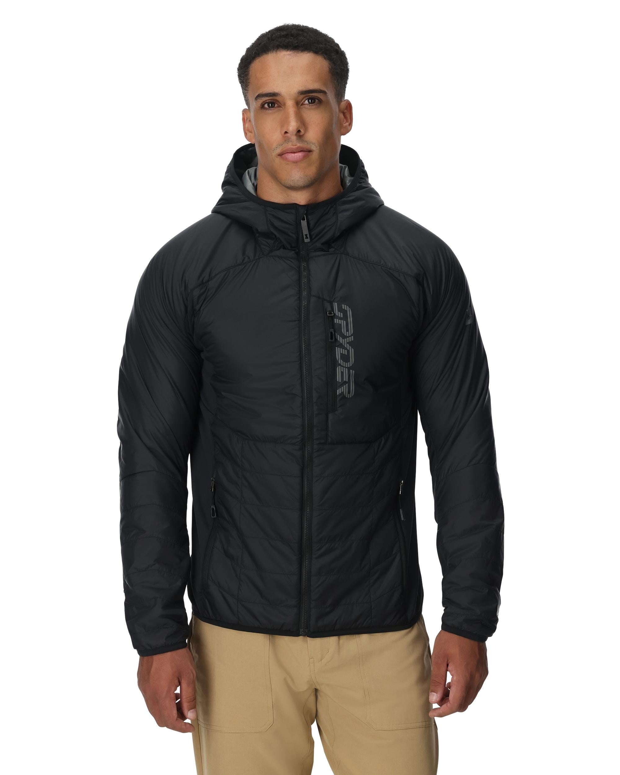 トップス FCRB 23ss PDK HYBRID HOODED JACKET Men's Glissade Hooded Jacket - Black – Spyder