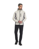 Men's Glissade Hooded Jacket - Light Grey