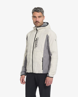 Men's Glissade Hooded Jacket - Light Grey