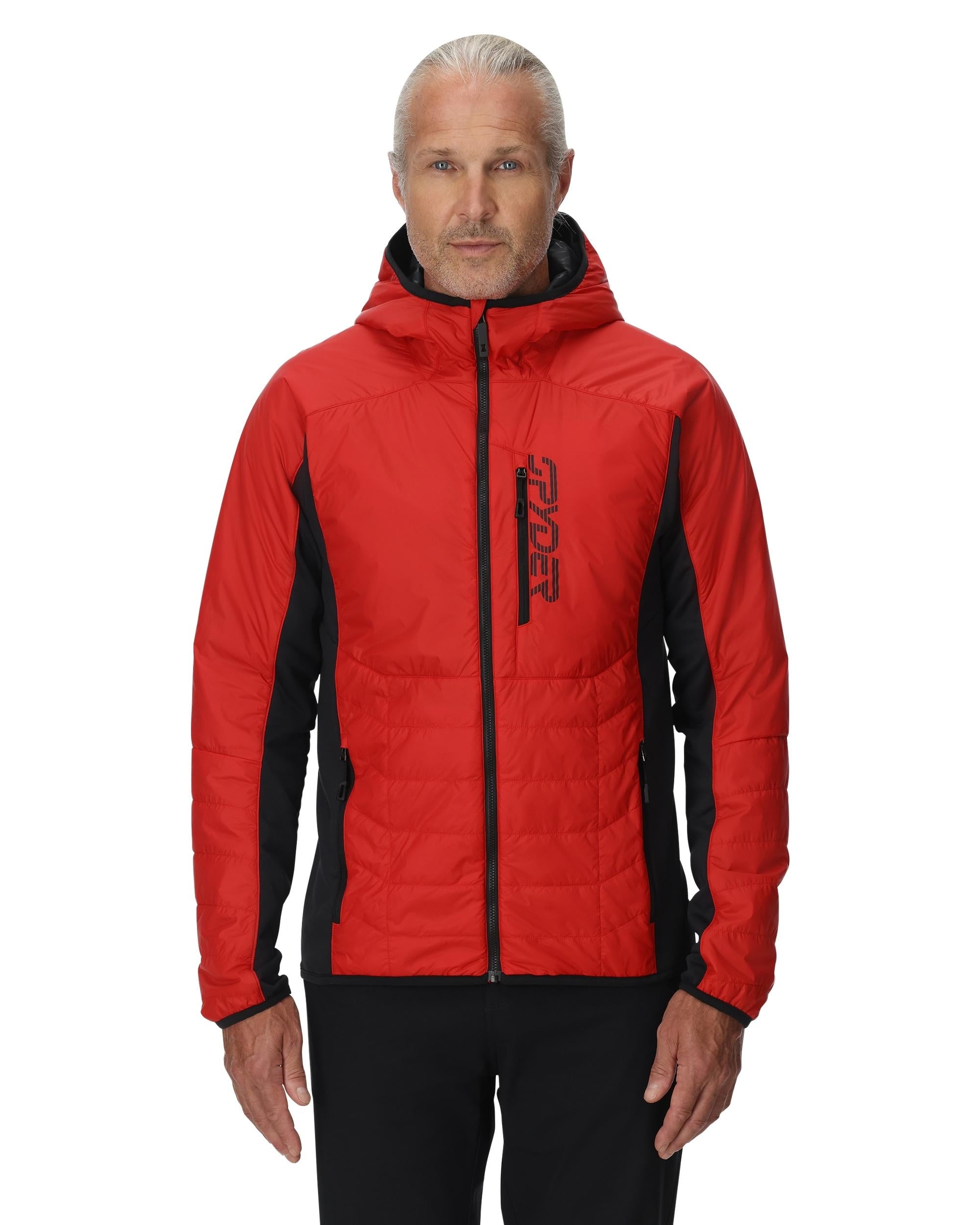 Men's Glissade Hooded Jacket - Spyder Red