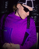 Mens Soelden Sweater - Glitch Purple
