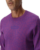 Mens Soelden Sweater - Glitch Purple