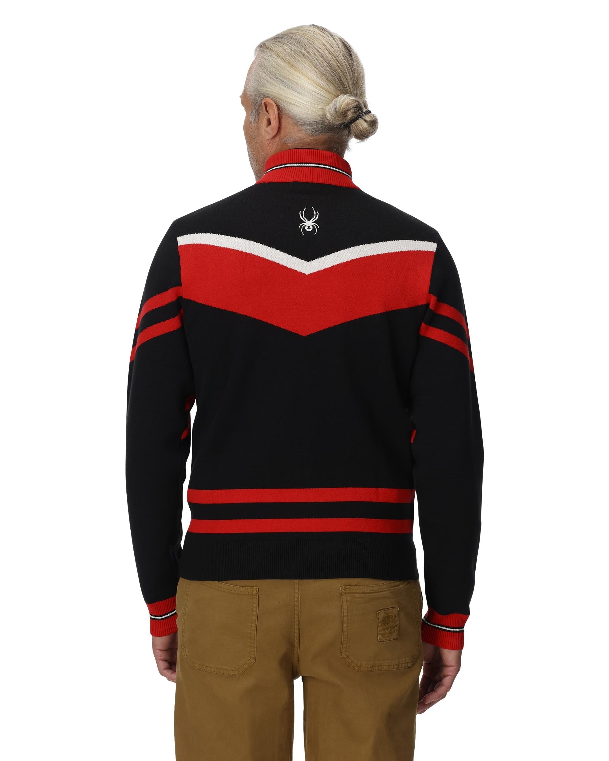 Kappa Italia ジップアップニットジャケット 赤黒LL 新品 Men's Garmisch Sweater - Black – Spyder
