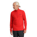 Mens Prospect Half Zip T-Neck - Spyder Red