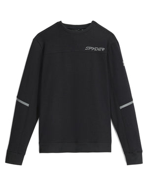 Mens Speed Fleece Crew Jacket - Black