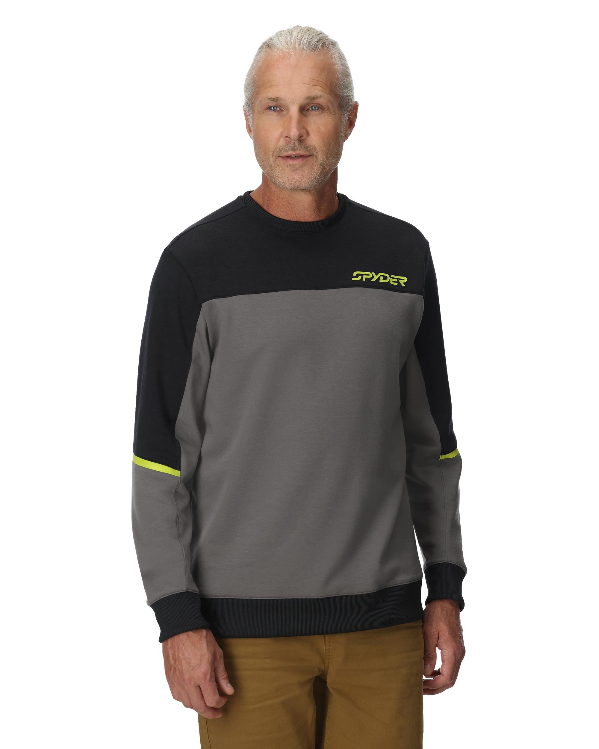 Mens Speed Fleece Crew Jacket - Storm – Spyder