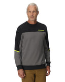 Mens Speed Fleece Crew Jacket - Storm