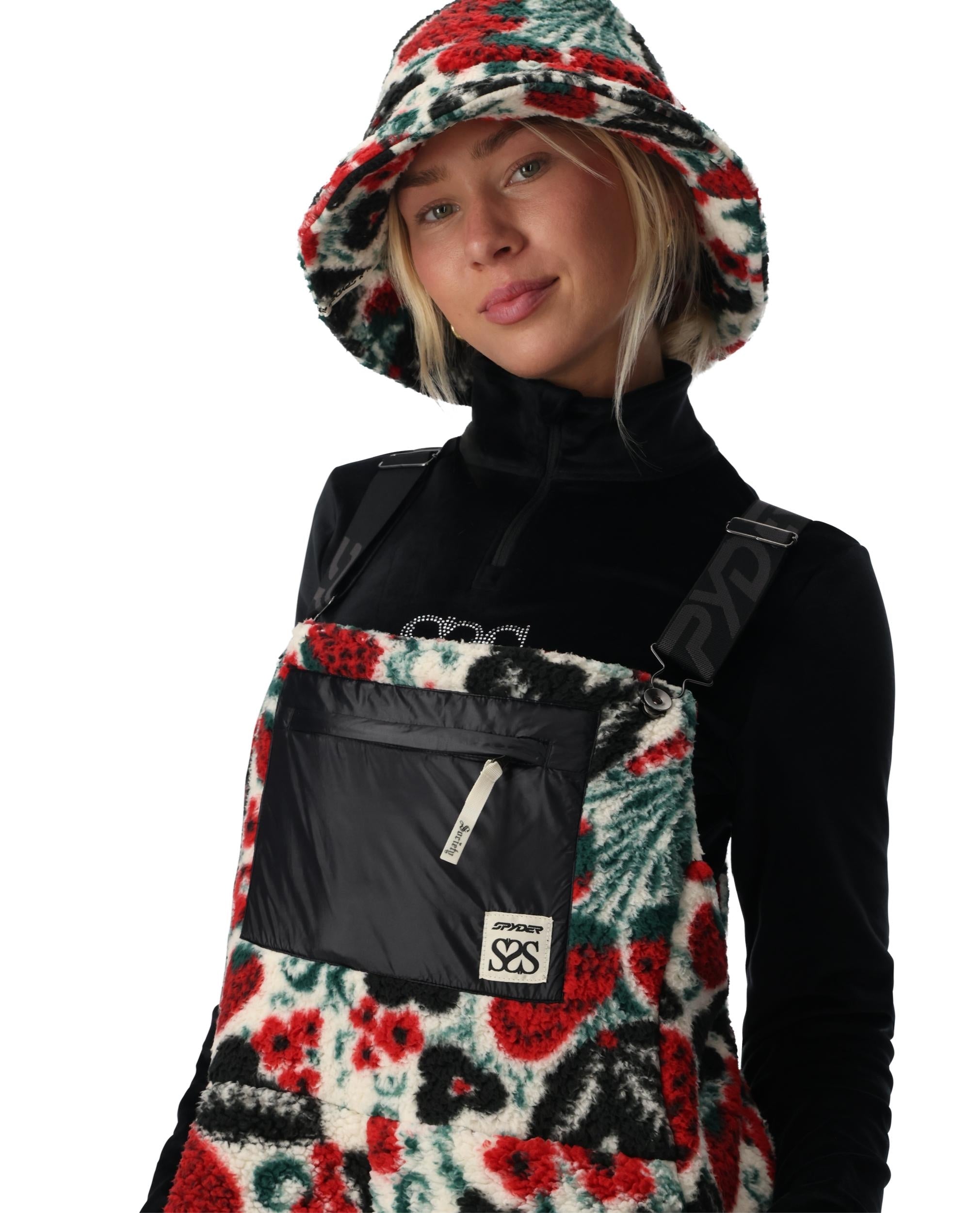 Women's Society Fleece Overalls - Society Racing Green