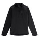 Mens Gridweb Fleece Half Zip Jacket - Black