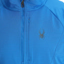 Mens Gridweb Half Zip - Cobalt
