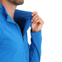 Mens Gridweb Half Zip - Cobalt
