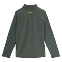 Mens Gridweb Half Zip - Dark Forest