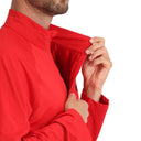 Mens Gridweb Half Zip Jacket - Spyder Red