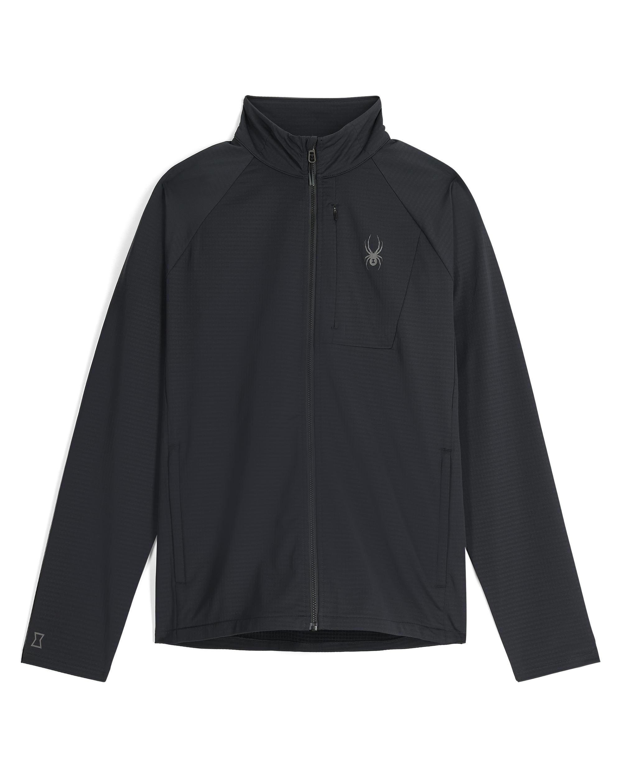 8egreedy butterfly zip parker black×gray Men's Gridweb™ Fleece - Slate Blue – Spyder