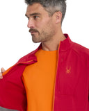 Men's GridWeb™ Fleece - Spyder Red