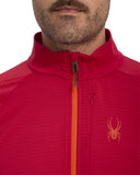 Men's GridWeb™ Fleece - Spyder Red