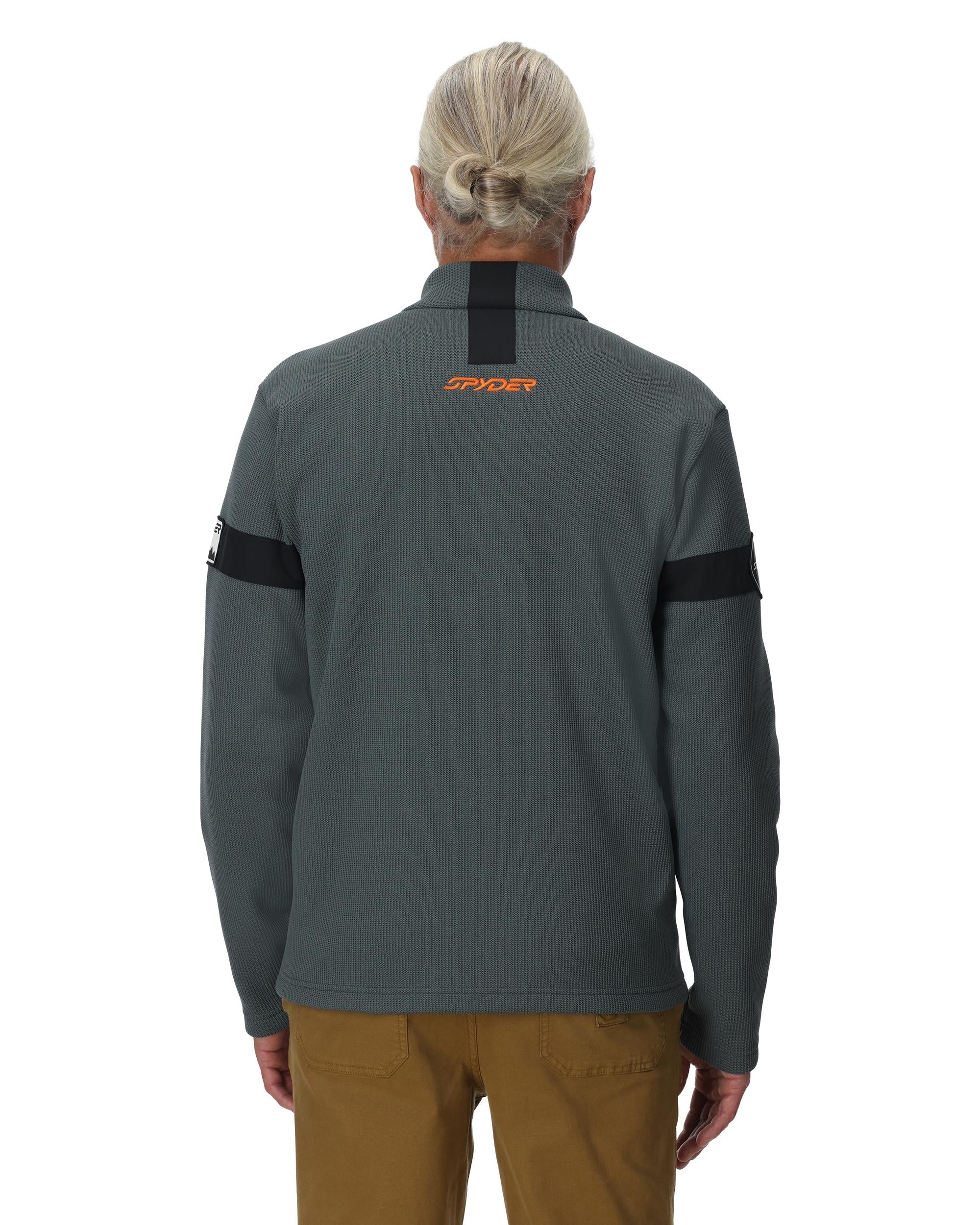 Mens Wengen Bandit Full Zip Jacket - Slate Blue – Spyder