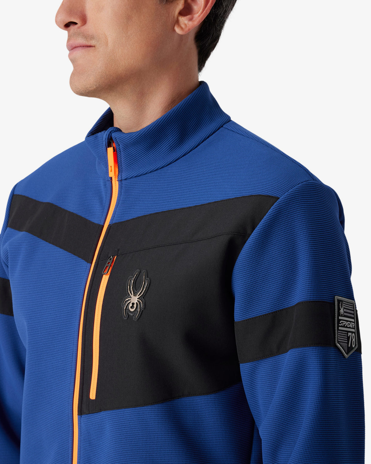 Men's Wengen Sweater Fleece Jacket - Indigo