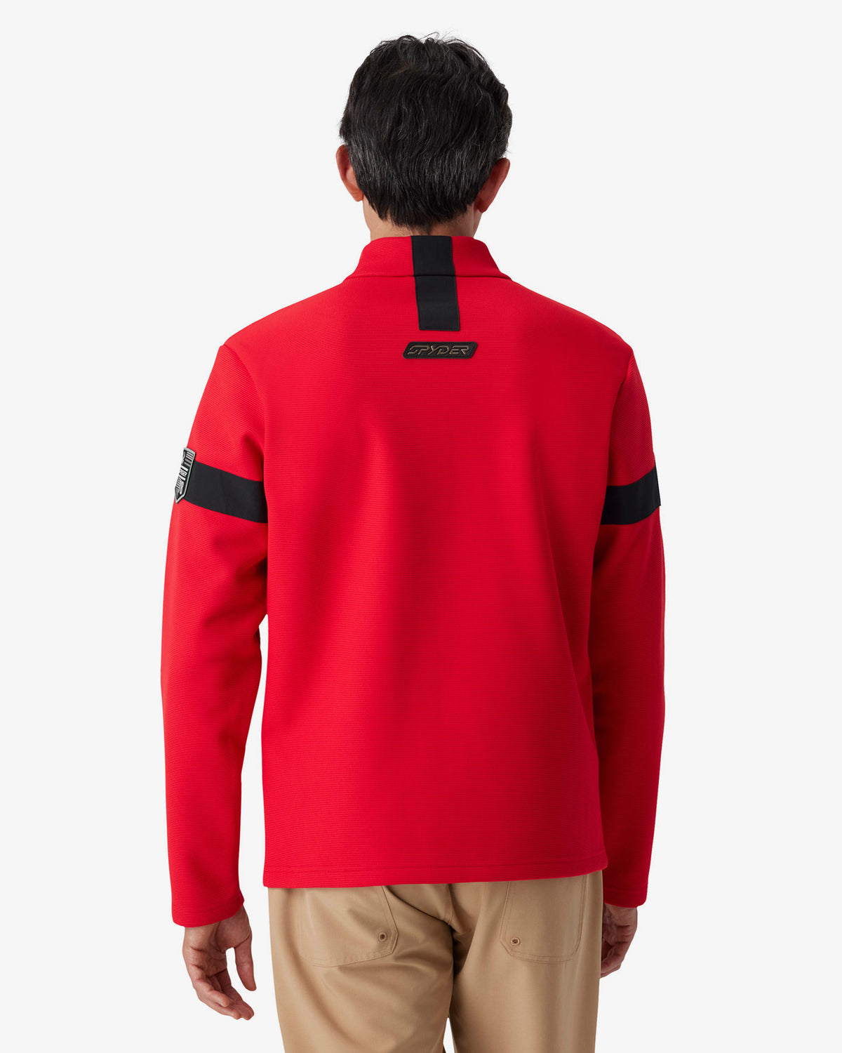 Men's Wengen Sweater Fleece Jacket - Spyder Red