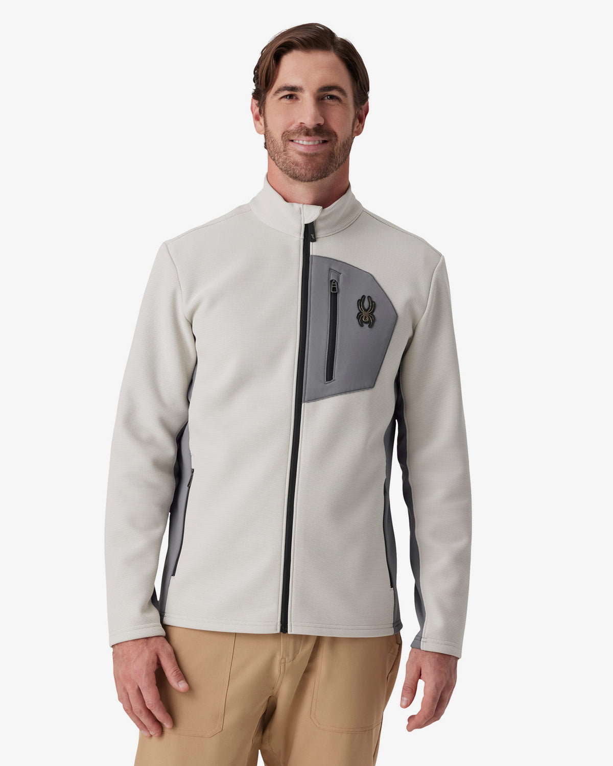 Men's Bandit Sweater Fleece Jacket - Light Grey