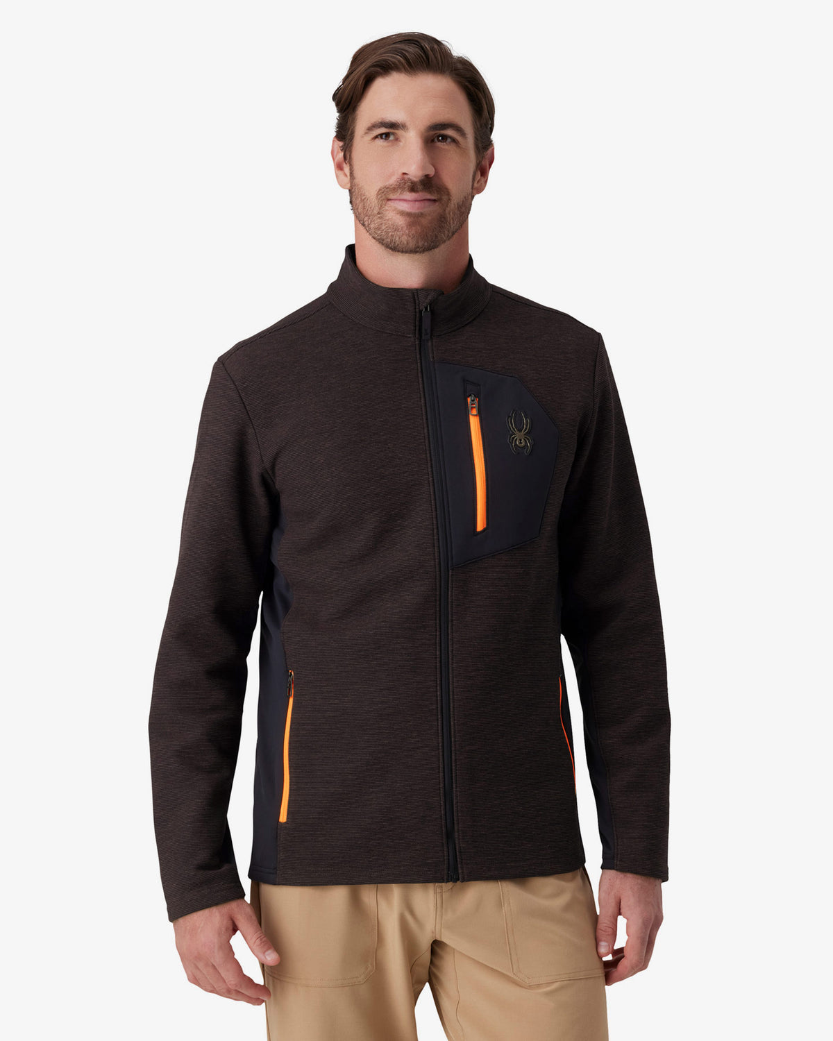 Men's Bandit Sweater Fleece Jacket - Mocha Melange