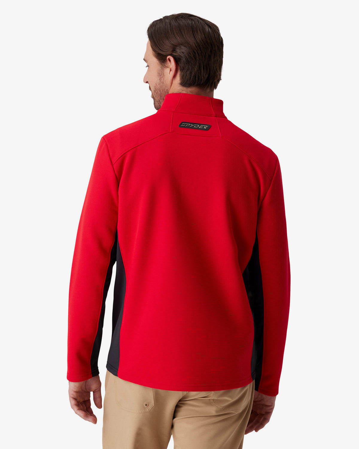 Men's Bandit Sweater Fleece Jacket - Spyder Red