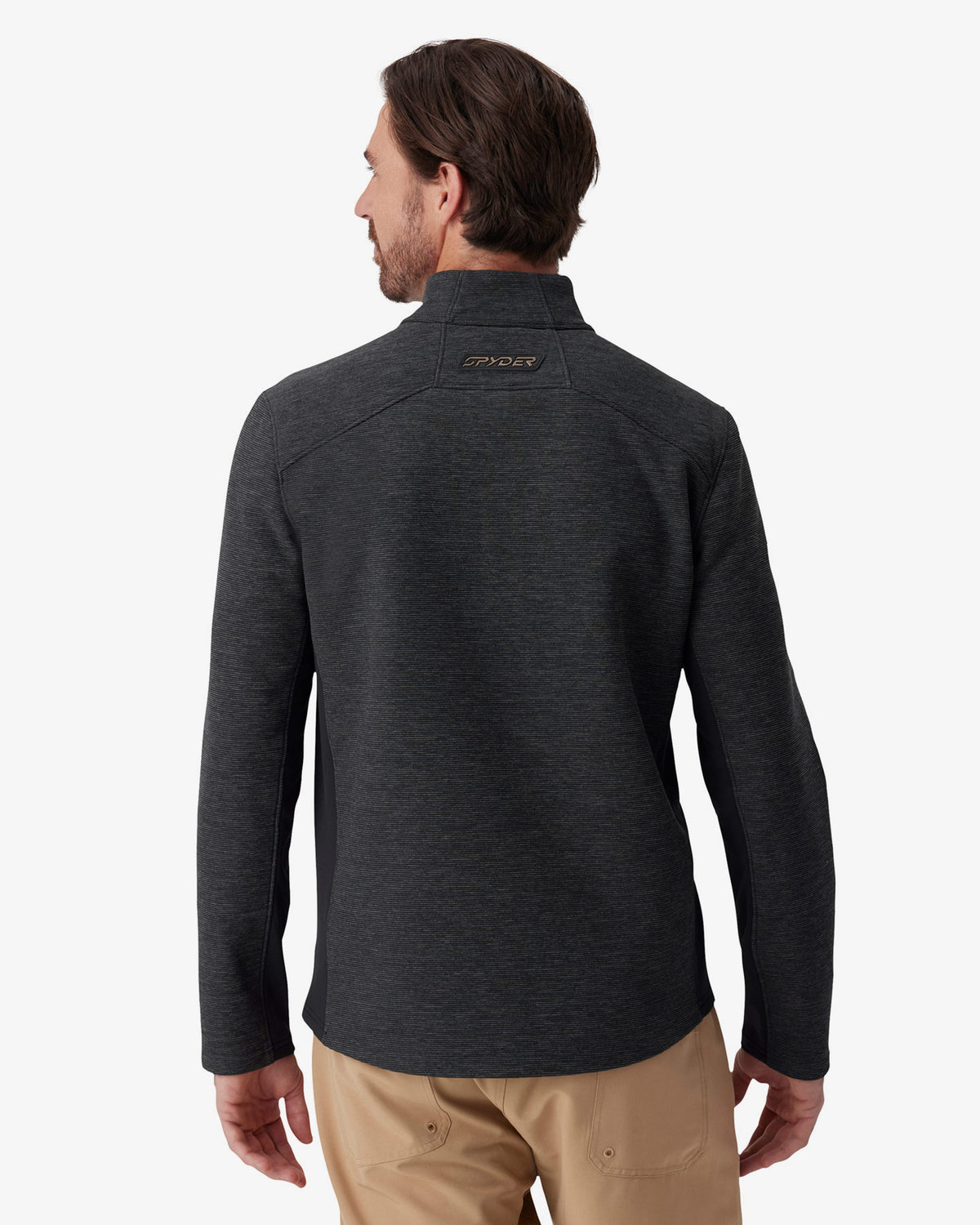Men's Bandit Sweater Fleece 1/2 Zip - Black Melange