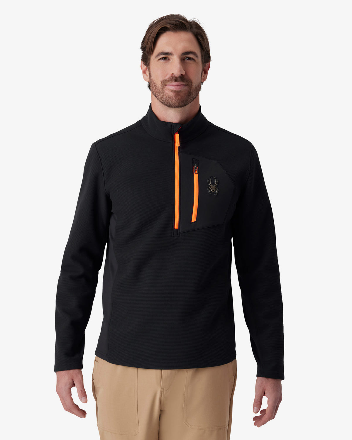 Men's Bandit Sweater Fleece 1/2 Zip - Fusion Orange