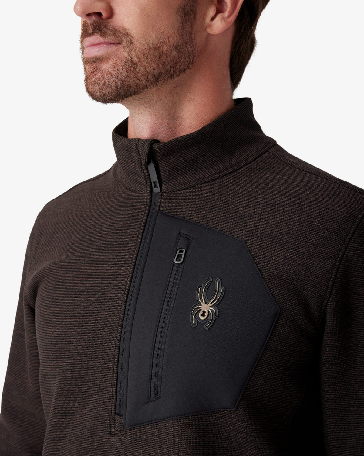Men's Bandit Sweater Fleece 1/2 Zip - Mocha Melange