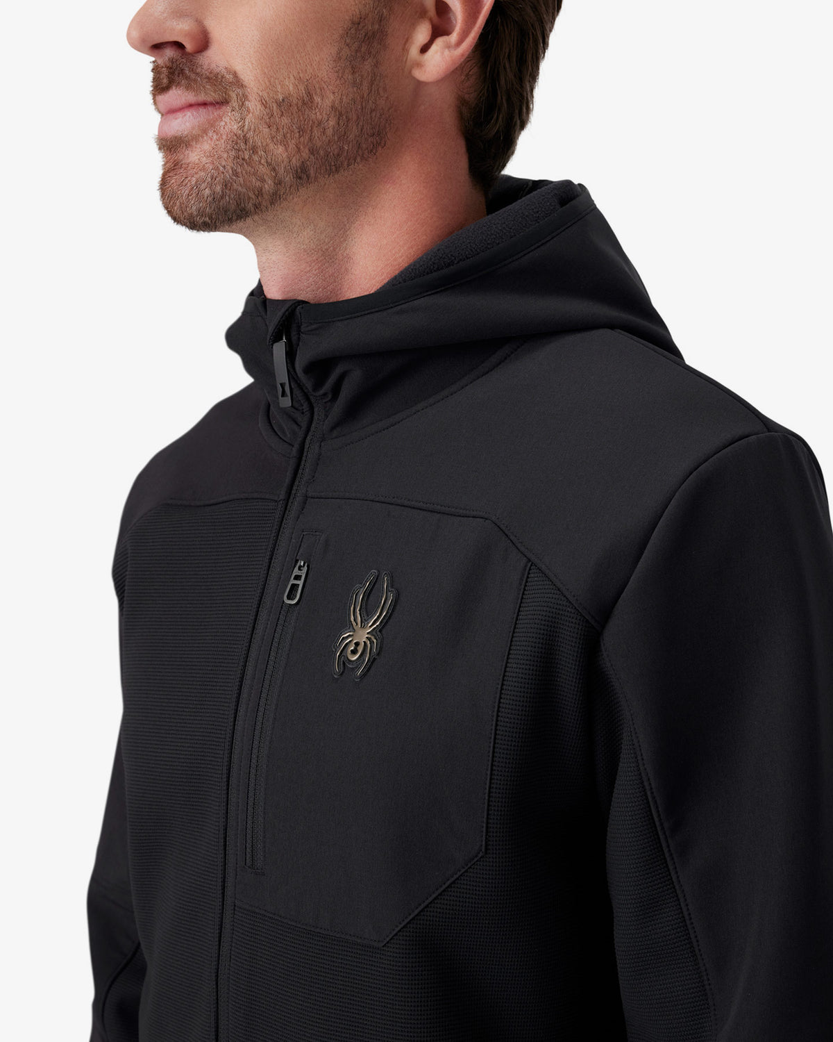 Men's Web Shellfleece Hooded Jacket