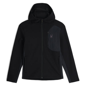 Mens Bandit Hooded Fleece Jacket - Black