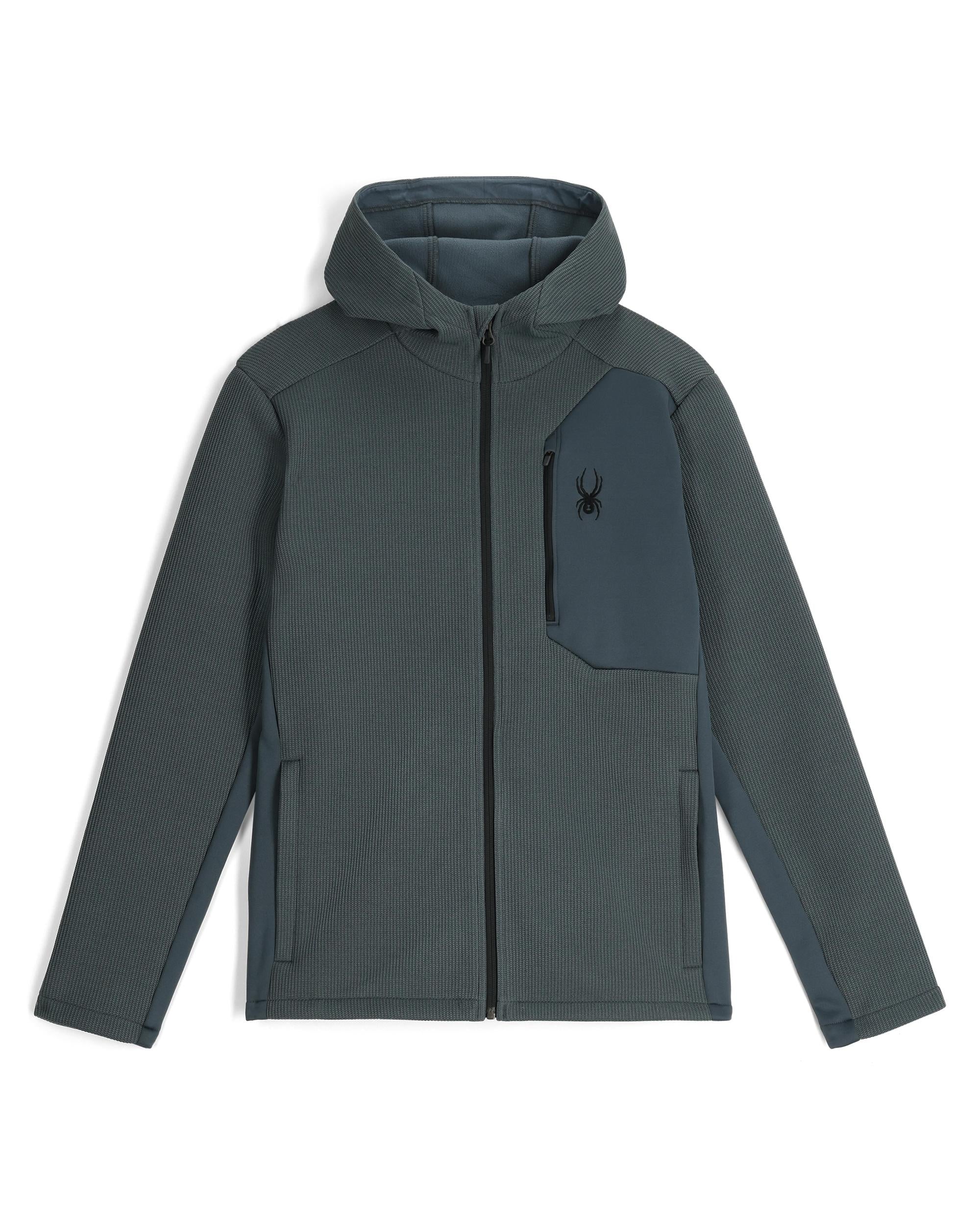 Mens Bandit Hooded Jacket - Slate Blue – Spyder