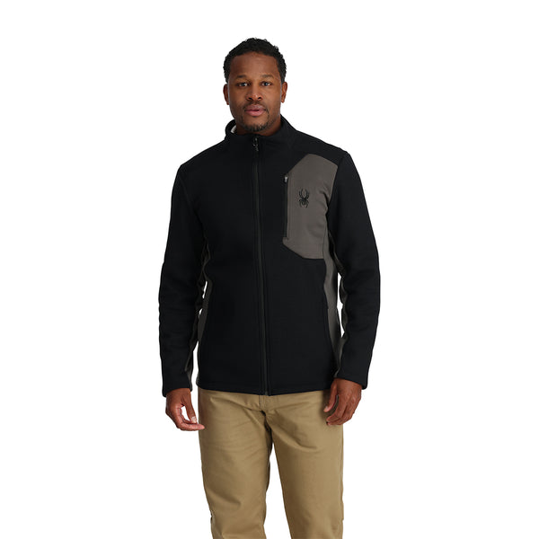 Mens Bandit Full Zip Black – Spyder
