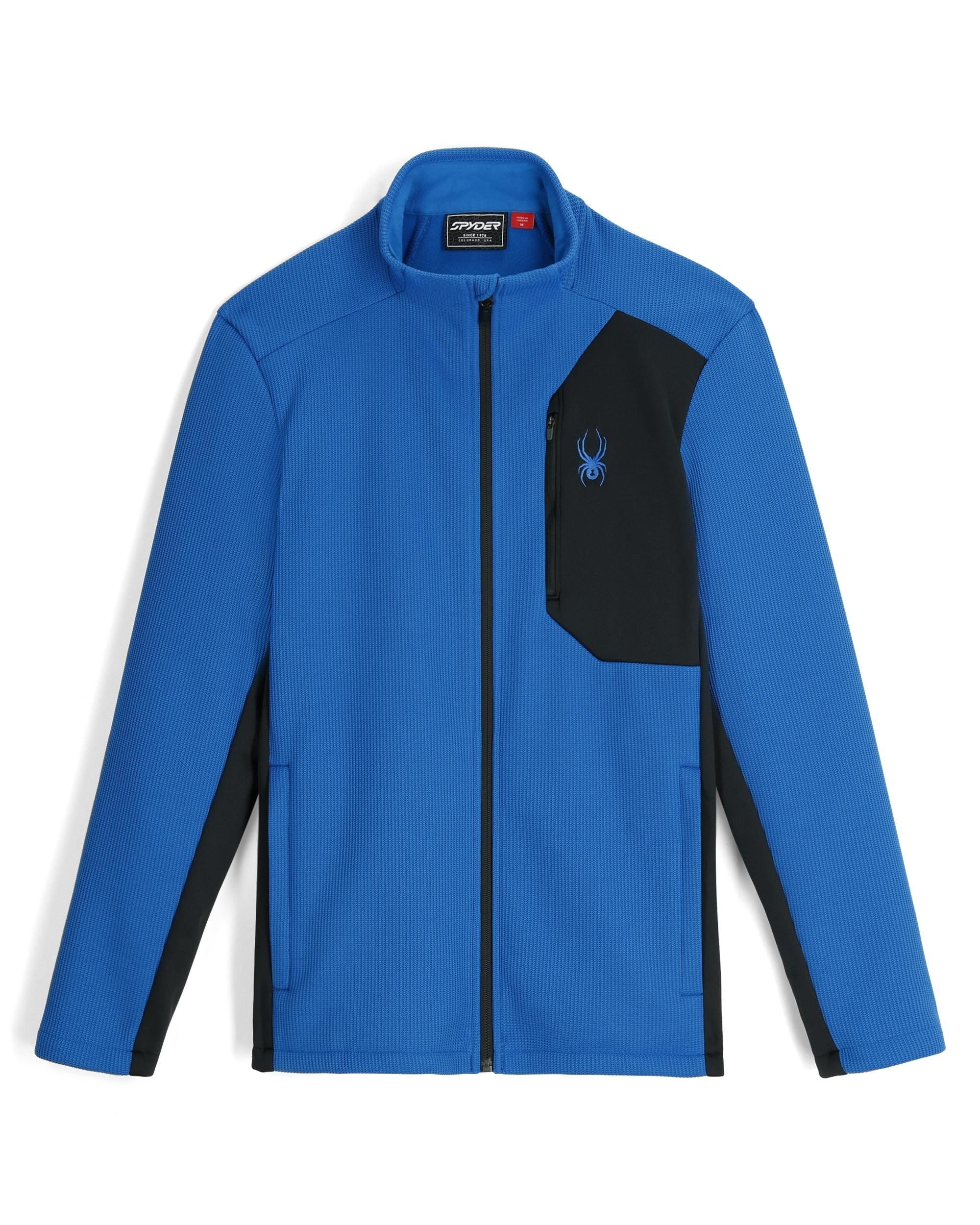Mens Bandit Full Zip Jacket - Cobalt – Spyder