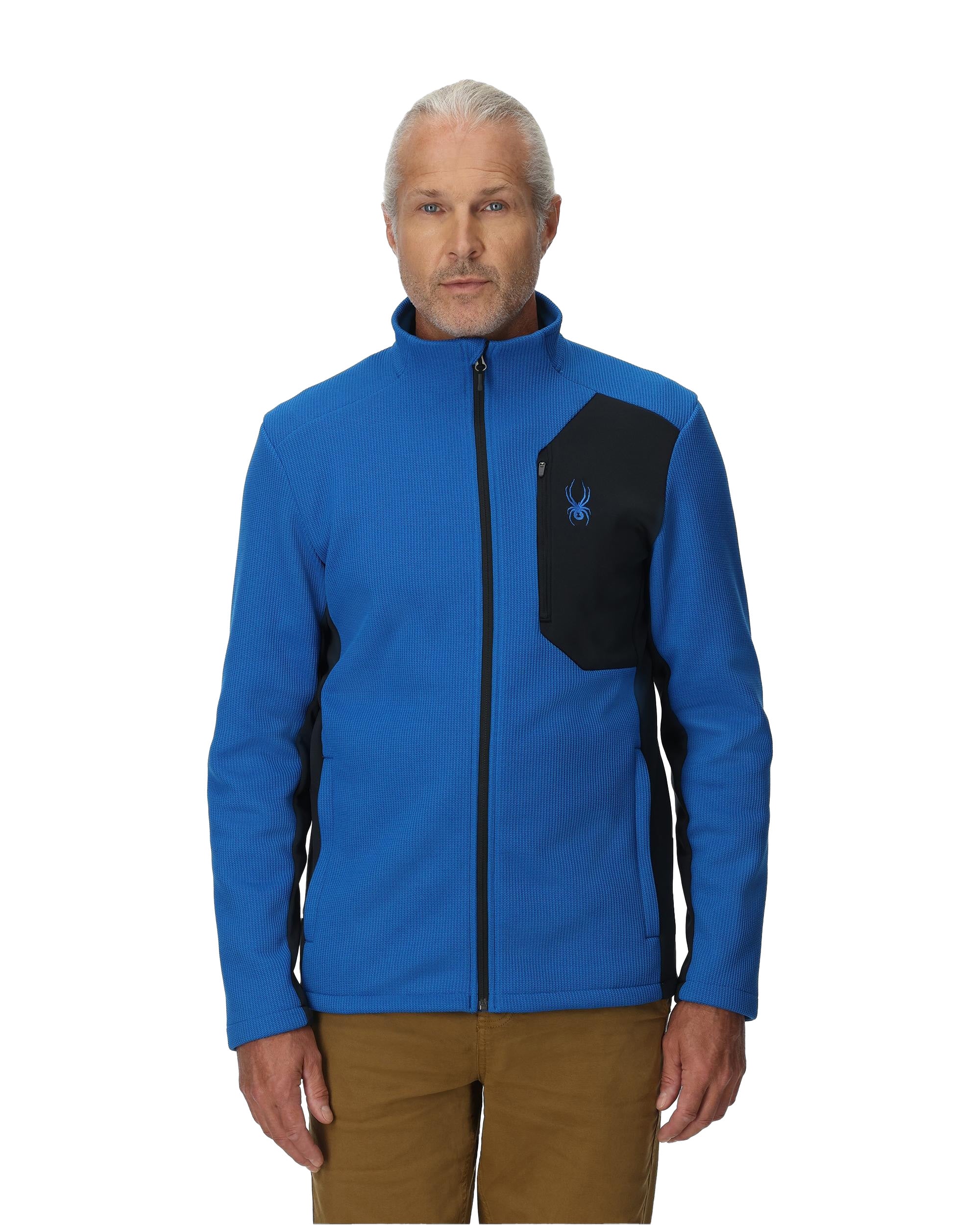 Mens Bandit Full Zip Jacket - Cobalt – Spyder