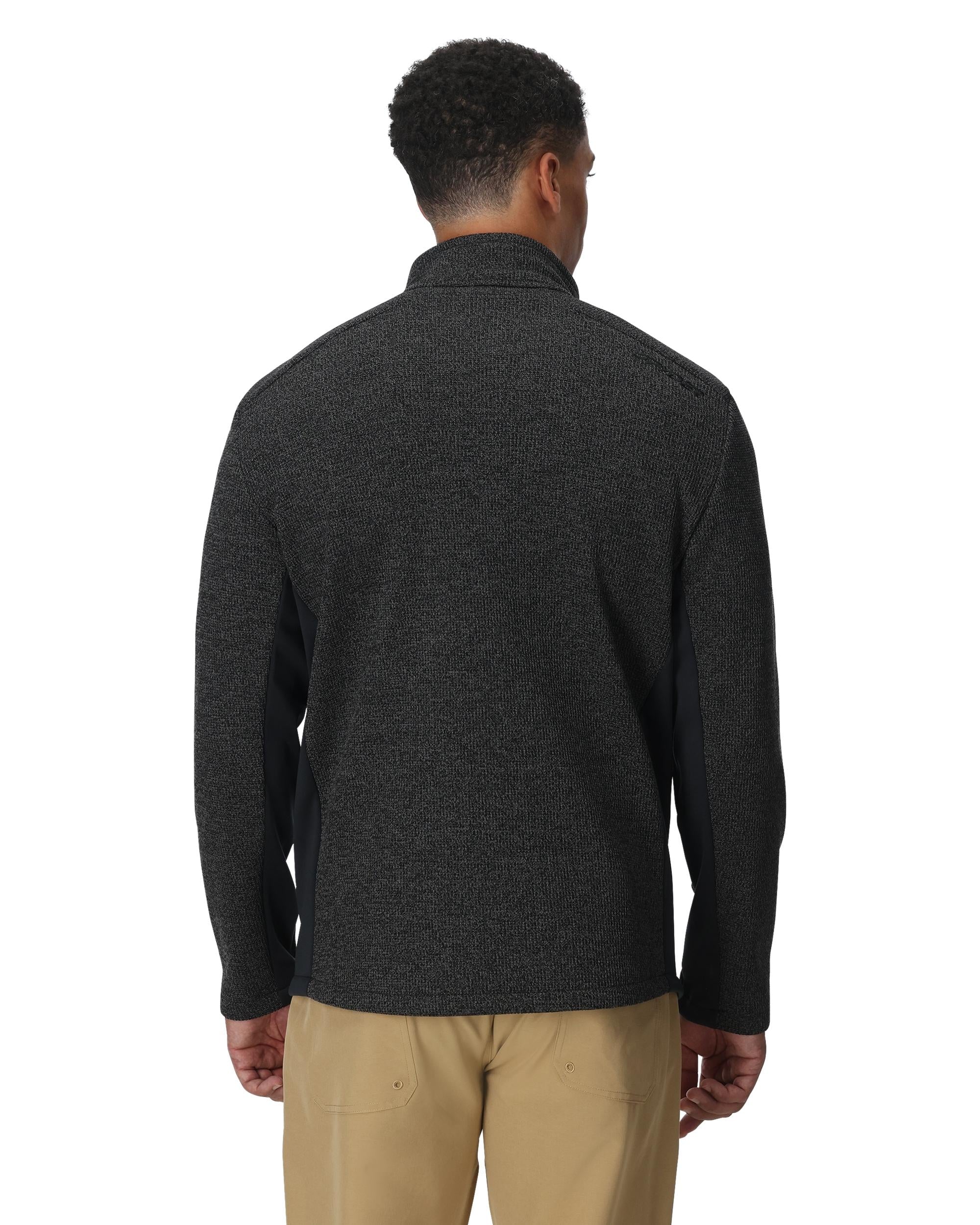 Men's Bandit Full Zip Jacket - Limestone Black