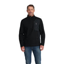Mens Bandit Half Zip Fleece Jacket - Black
