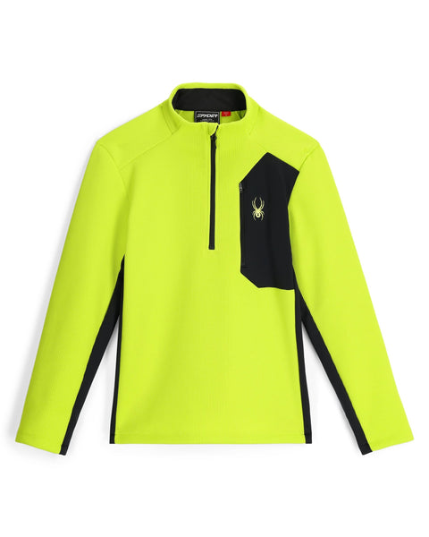 Men's Bandit Half Zip T-Neck - Lime – Spyder
