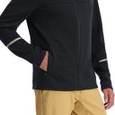 Mens Speed Fleece Full Zip Jacket - Black
