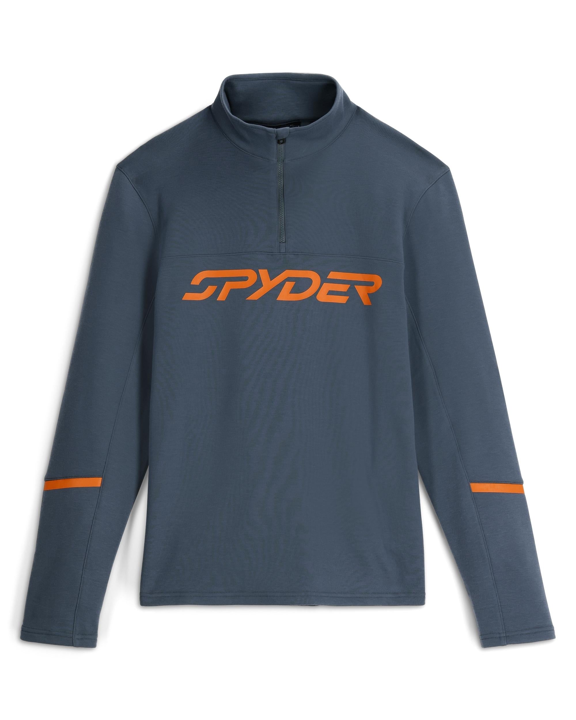Mens Speed Fleece Half Zip Jacket - Slate Blue – Spyder