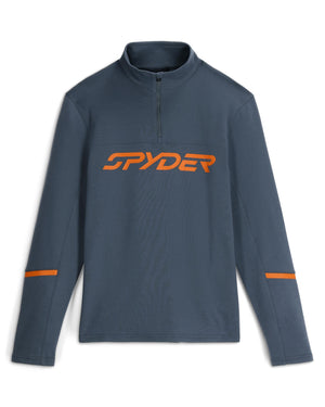 Mens Speed Fleece Half Zip Jacket - Slate Blue