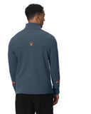 Mens Speed Fleece Half Zip Jacket - Slate Blue
