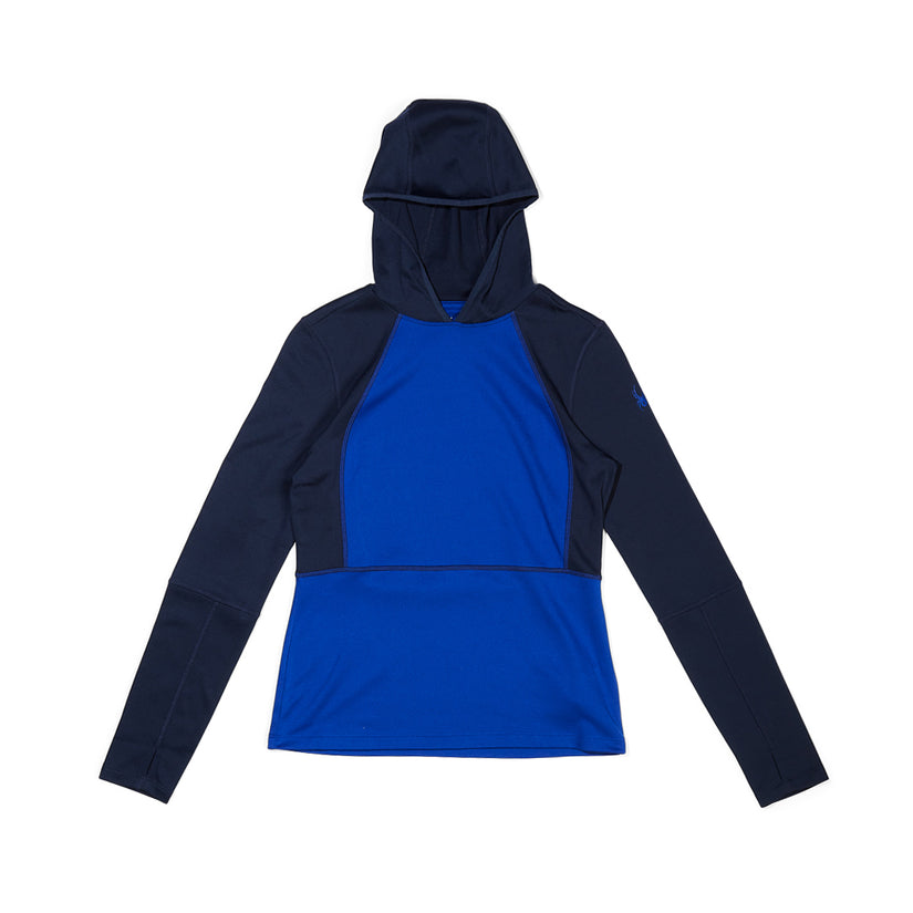 Womens Stretch Charger Hoodie - Electric Blue