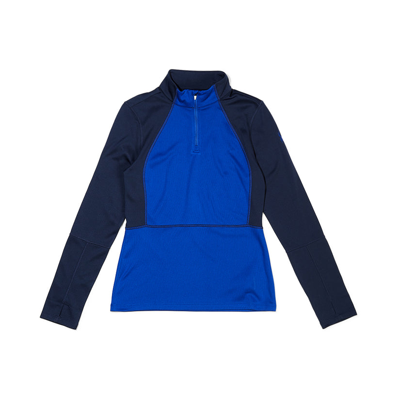 Womens Stretch Charger 1/2 Zip - Electric Blue