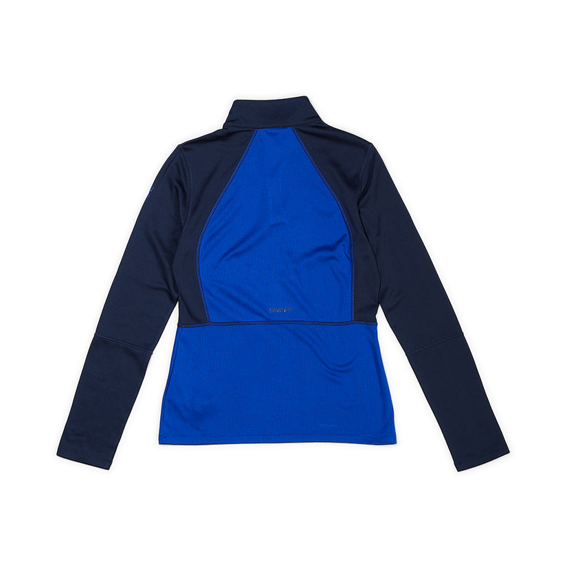 Womens Stretch Charger 1/2 Zip - Electric Blue