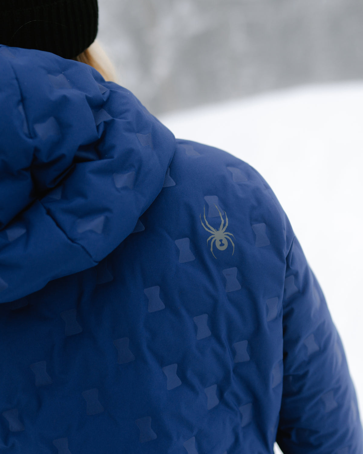 Women's Zenith Hooded Down Jacket - Indigo