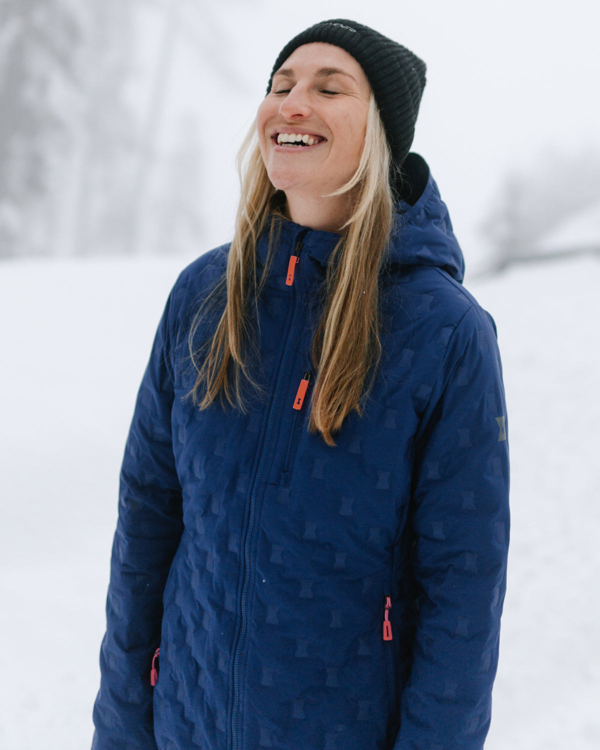 Women's Zenith Hooded Down Jacket - Indigo
