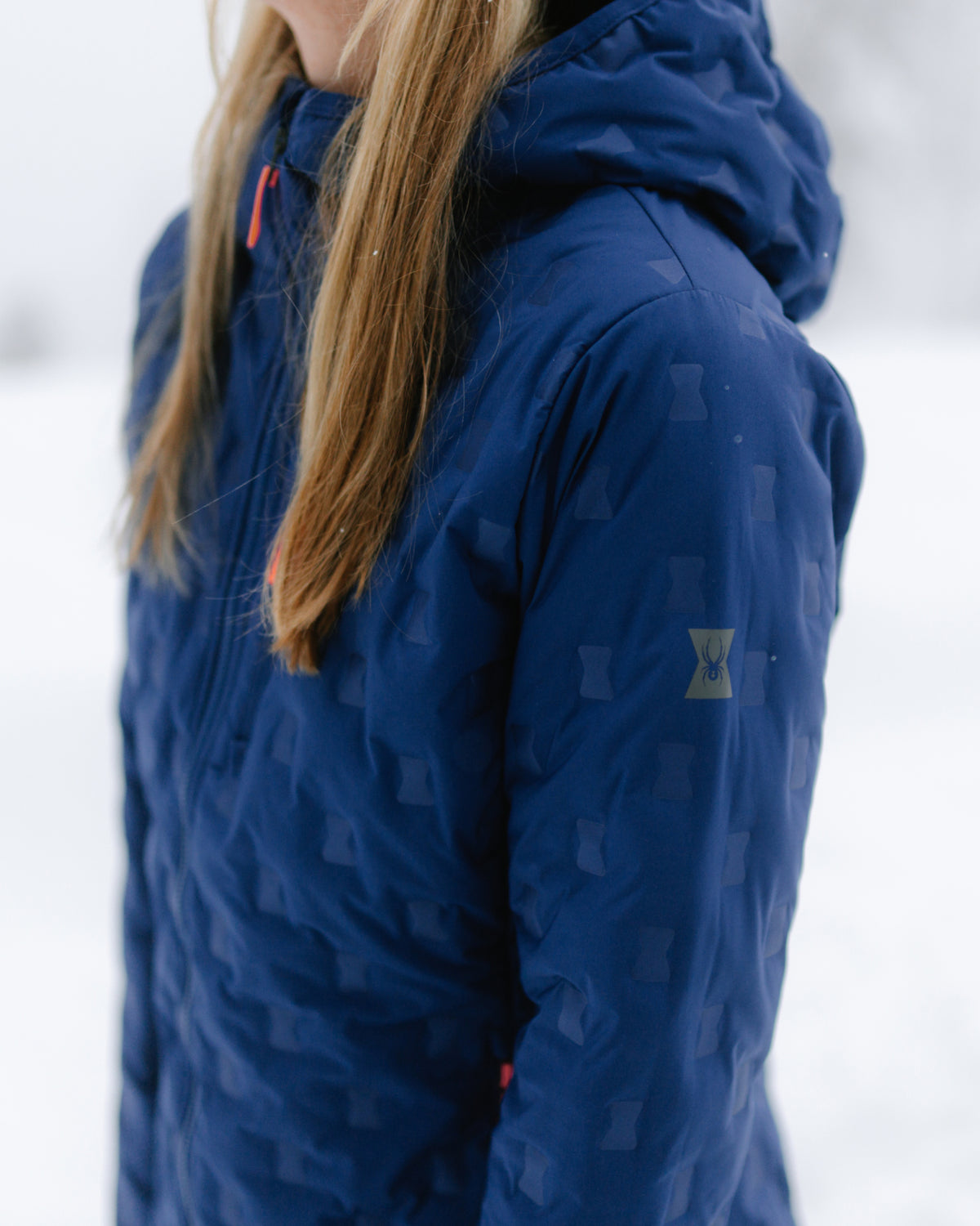 Women's Zenith Hooded Down Jacket - Indigo