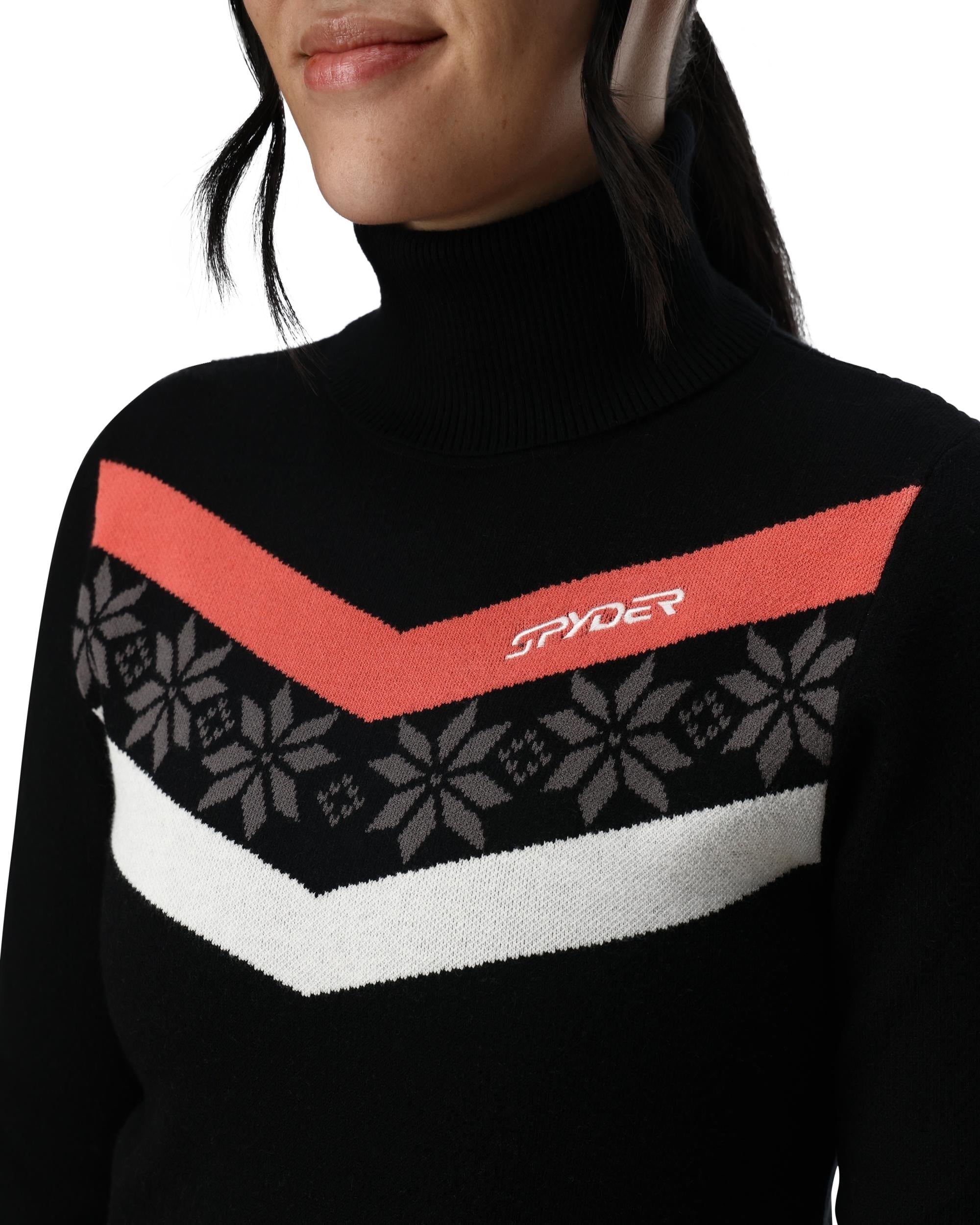 Womens Stellar Ski Sweater - Black – Spyder