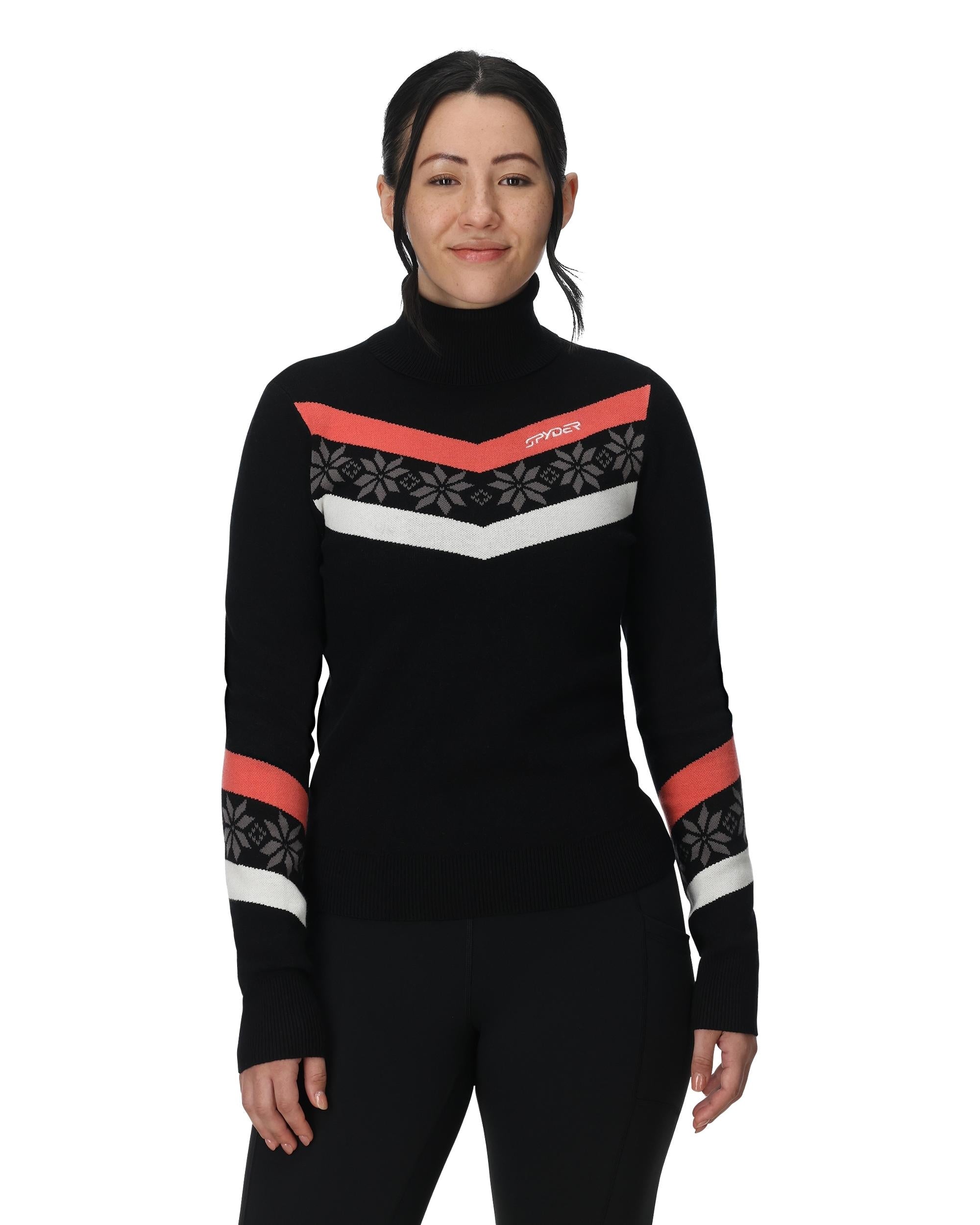 Womens Stellar Ski Sweater - Black – Spyder